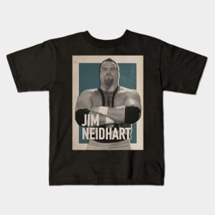 Jim Neidhart Vintage Kids T-Shirt